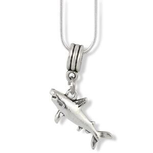 Shark Charm Snake Chain Necklace
